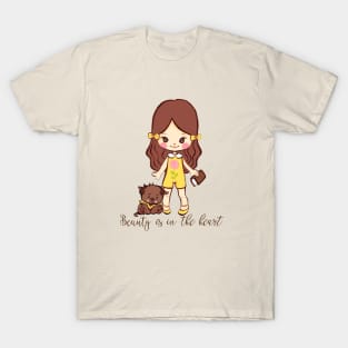 Belle and the beast baby T-Shirt